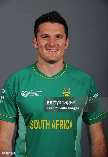 Graeme Smith of South Africa poses during an ICC Champions photocall session at Sandton Sun on September 19, 2009 in Sandton, South Africa.