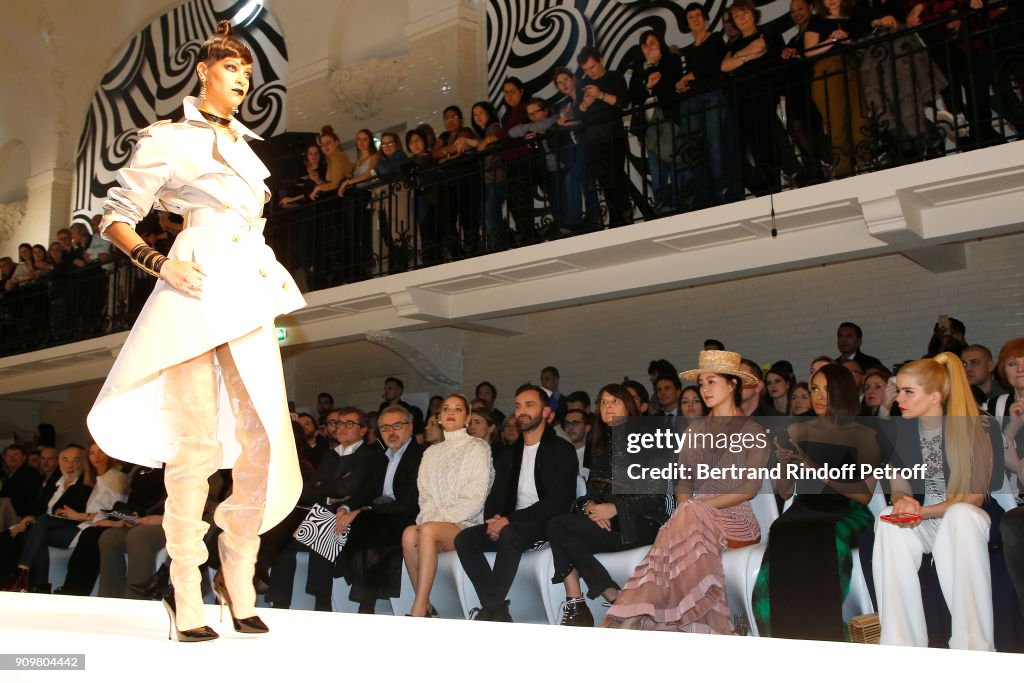 Jean-Paul Gaultier : Front Row - Paris Fashion Week - Haute Couture Spring Summer 2018