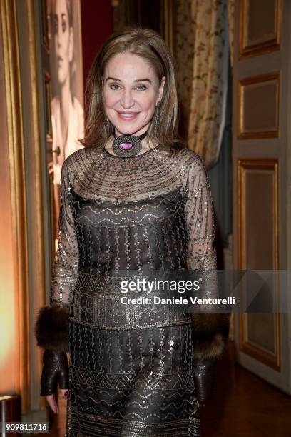 Becca Cason Thrash attends the Cocktail & Dinner for the new Pomellato campaign launch with Chiara Ferragni as part of Paris Fashion Week during...