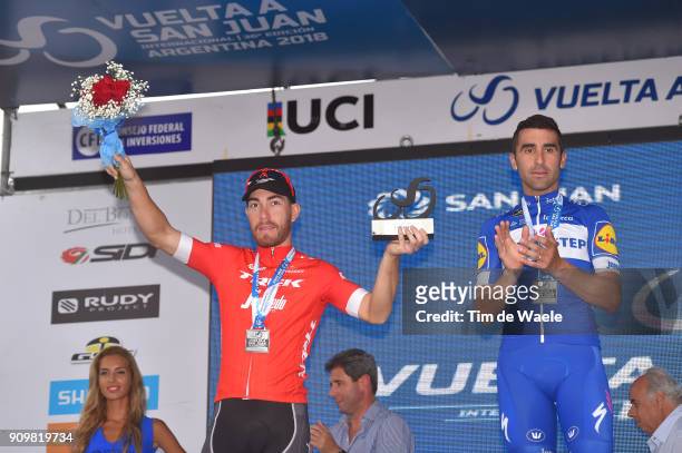 36th Tour of San Juan 2018 / Stage 4 Podium / Giacomo NIZZOLO / Maximiliano Ariel RICHEZE / Celebration / Trophy / San Jose Jachal - Valle...