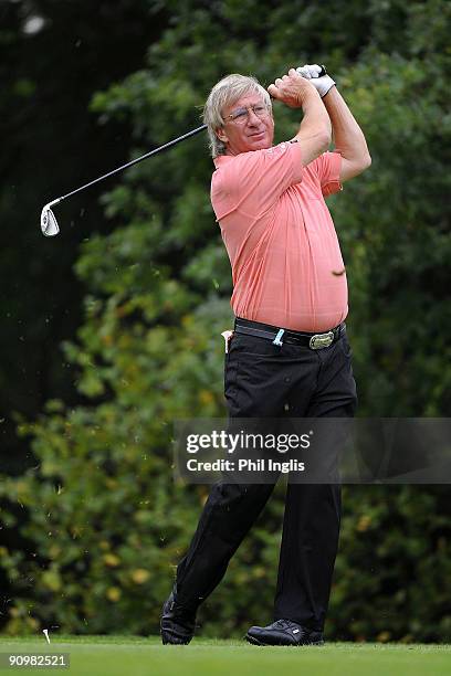 Peter Mitchell of England in action during the final round of the Casa Serena Open played at Casa Serena Golf on September 20, 2009 in Prague, Czech...