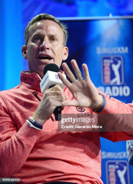 Michael Breed on SiriusXM's Teachers Town Hall at the PGA Merchandise Show on January 24, 2018 in Orlando, Florida.