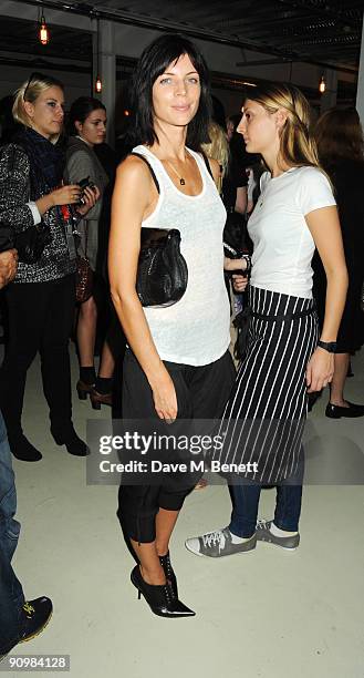 Liberty Ross attends the Unique show during London Fashion Week, on September 20, 2009 in London, England.