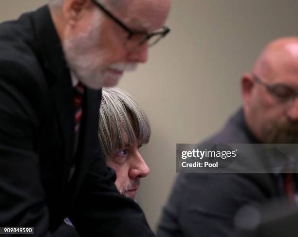 David Allen Turpin, accused of abusing and holding his 13 children captive, appears in court on January 24, 2018 in Riverside, California. According...