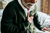 An elderly Indian man with heart problems