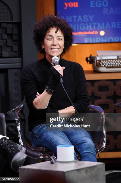 Stephanie Allain attends the "The Future Of Indie TV - Panel" during 2018 Sundance Film Festival at Filmmaker Lodge on January 24, 2018 in Park City,...