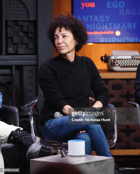 Stephanie Allain attends the "The Future Of Indie TV - Panel" during 2018 Sundance Film Festival at Filmmaker Lodge on January 24, 2018 in Park City,...