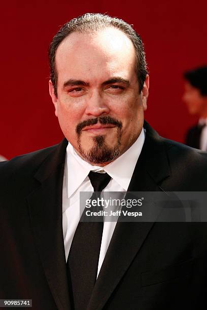 Actor David Zayas arrives at the 61st Primetime Emmy Awards held at the Nokia Theatre on September 20, 2009 in Los Angeles, California.