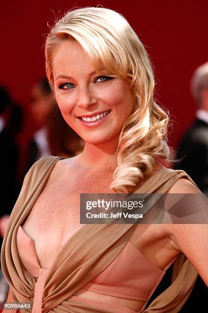 Actress Anastasia Griffith arrives at the 61st Primetime Emmy Awards held at the Nokia Theatre on September 20, 2009 in Los Angeles, California.