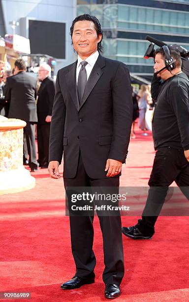 Actor Daniel Dae Kim arrives at the 61st Primetime Emmy Awards held at the Nokia Theatre on September 20, 2009 in Los Angeles, California.