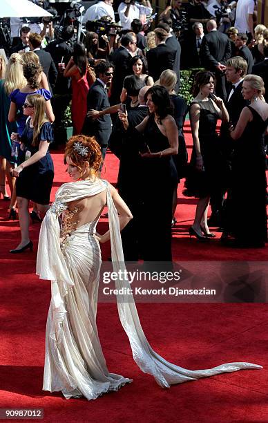 Phoebe Price arrives at the 61st Primetime Emmy Awards held at the Nokia Theatre on September 20, 2009 in Los Angeles, California.