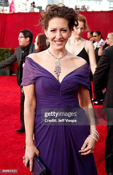 Actress Joely Fisher arrives at the 61st Primetime Emmy Awards held at the Nokia Theatre on September 20, 2009 in Los Angeles, California.