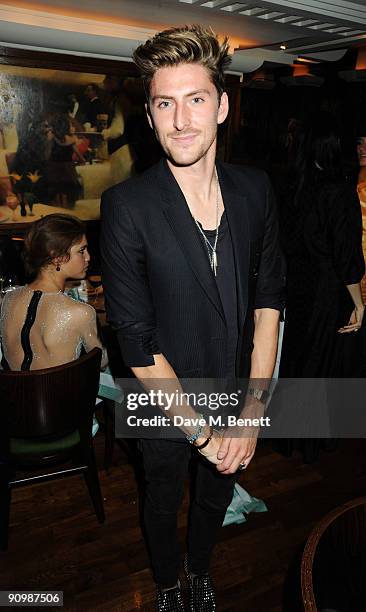 Henry Holland attends the Unique private dinner, at the IVY on September 20, 2009 in London, England.