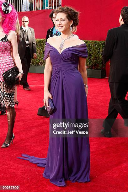 Actress Joely Fisher arrives at the 61st Primetime Emmy Awards held at the Nokia Theatre on September 20, 2009 in Los Angeles, California.