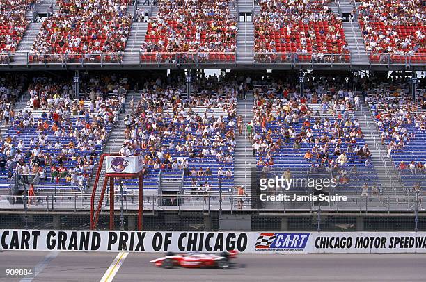 Generic view of the track and grandstand during the Grand Prix of Chicago round 7 of the CART FedEx Championship Series on June 30, 2002 at the...