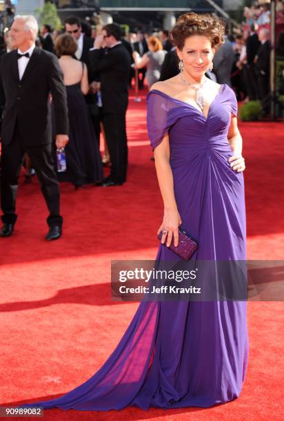 Actress Joely Fisher arrives at the 61st Primetime Emmy Awards held at the Nokia Theatre on September 20, 2009 in Los Angeles, California.