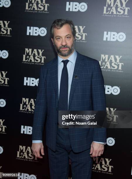 Judd Apatow attends HBO's "May It Last: A Portrait of The Avett Brothers" NYC premiere on January 24, 2018 in New York City.