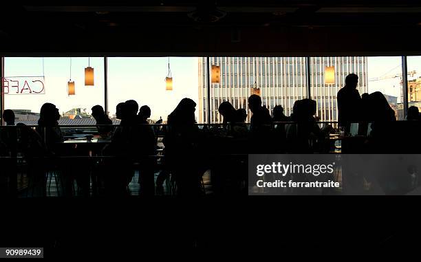 caf&#233;. - business meal stock pictures, royalty-free photos & images