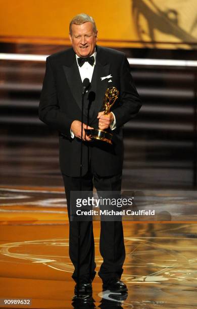 Actor Ken Howard recieves Outstanding Supporting Actor in a Miniseries or Movie for " Grey Gardens" at the 61st Primetime Emmy Awards held at the...