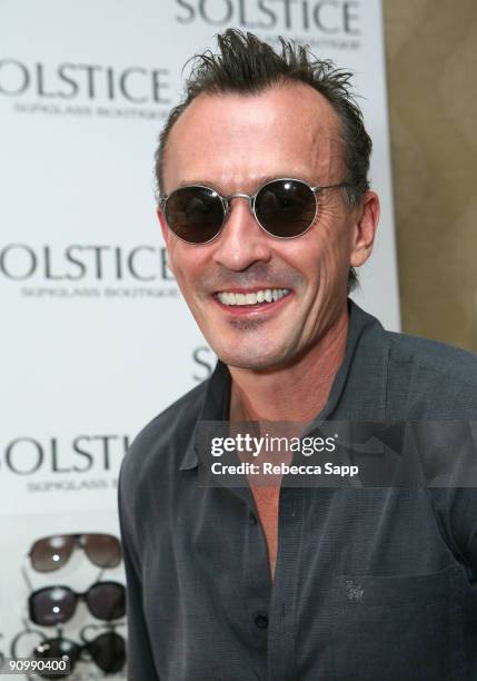 Actor Robert Knepper poses at the Solstice Sunglass Boutique/Safilo USA booth during the HBO Luxury Lounge in honor of the 61st Primetime Emmy Awards...