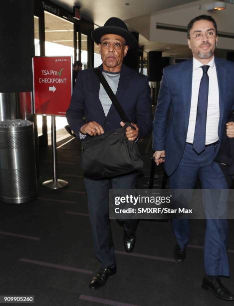 Giancarlo Esposito is seen on January 24, 2018 in Los Angeles, CA.