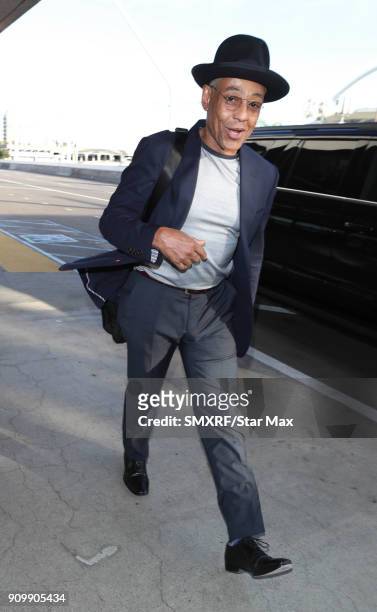Giancarlo Esposito is seen on January 24, 2018 in Los Angeles, CA.