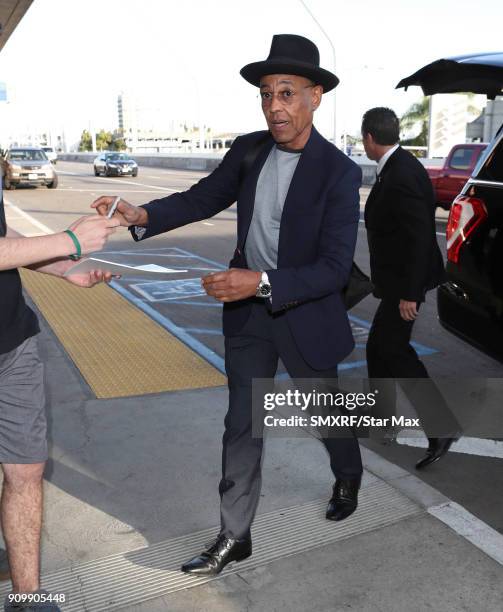 Giancarlo Esposito is seen on January 24, 2018 in Los Angeles, CA.