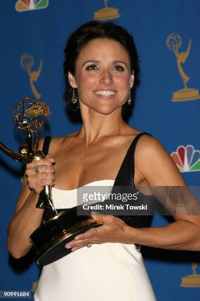 Julia Louis-Dreyfus, winner Outstanding Lead Actress in a Comedy Series for �The New Adventures of Old Christine�