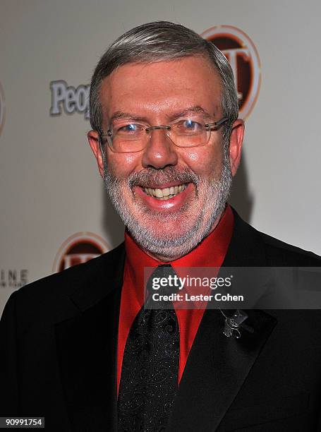 Journalist Leonard Maltin arrives at the 13th Annual Entertainment Tonight and People Magazine Emmys After Party at the Vibiana on September 20, 2009...