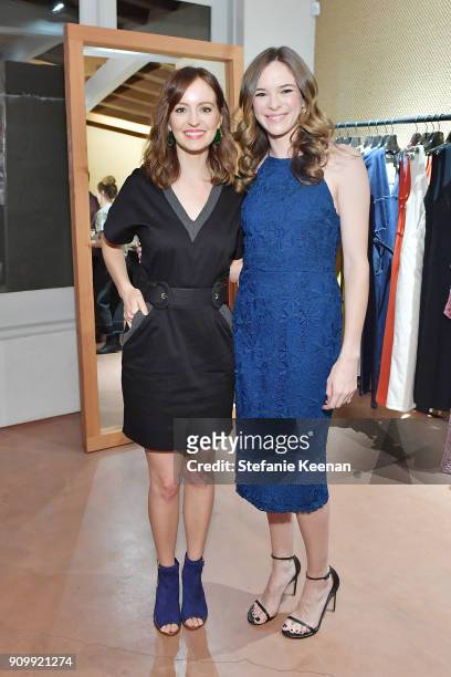 Ahna O'Reilly and Danielle Panabaker attend Conde Nast & The Women's March Organizers Host a Cocktail Party to Celebrate the One Year Anniversary of...