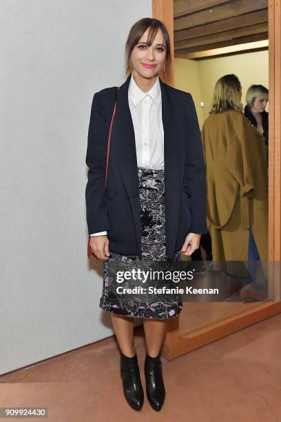 Rashida Jones attends Conde Nast & The Women March's Cocktail Party to Celebrate the One Year Anniversary of the March & the Publication of Together...