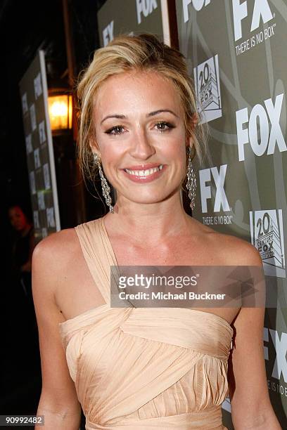 Personality Cat Deeley from FOX's "So You Think You Can Dance" arrives at the FOX Broadcasting Company, Twentieth Century FOX Television and FX 2009...