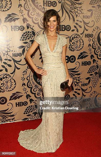 Actress Perrey Reeves attends HBO's post Emmy Awards reception at the Pacific Design Center on September 20, 2009 in West Hollywood, California.