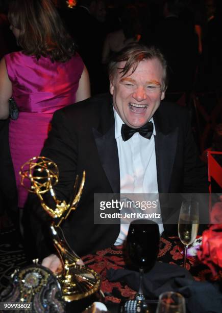 Actor Brendan Gleeson attends HBO's post Emmy Awards reception at the Pacific Design Center on September 20, 2009 in West Hollywood, California.