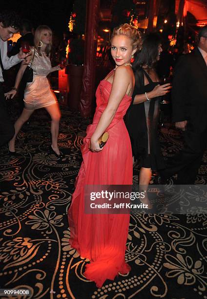 Actress Hayden Panettiere attends HBO's post Emmy Awards reception at the Pacific Design Center on September 20, 2009 in West Hollywood, California.