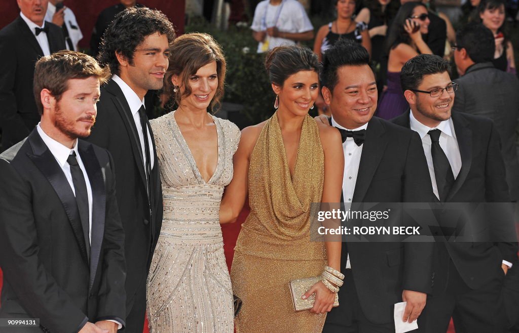 L-R: Cast members of the show "Entourage