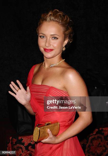 Actress Hayden Panettiere attends HBO's post Emmy Awards reception at Pacific Design Center on September 20, 2009 in West Hollywood, California.