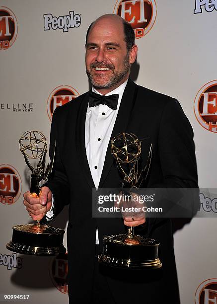 Writer Matthew Weiner arrives at the 13th Annual Entertainment Tonight and People Magazine Emmys After Party at the Vibiana on September 20, 2009 in...