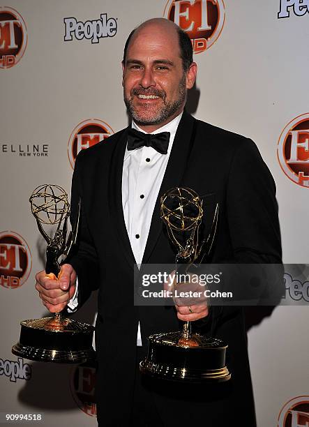 Series creator and executive producer for the AMC drama Mad Men, Matthew Weiner arrives at the 13th Annual Entertainment Tonight and People Magazine...