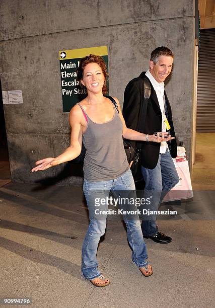 Musician Sarah McLachlan backstage at the 61st Primetime Emmy Awards held at the Nokia Theatre on September 20, 2009 in Los Angeles, California.