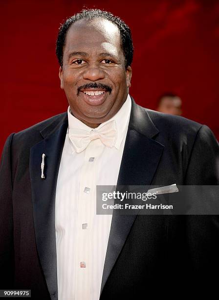 Actor Leslie David Baker arrive at the 61st Primetime Emmy Awards held at the Nokia Theatre on September 20, 2009 in Los Angeles, California.