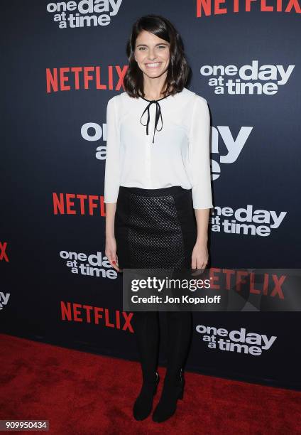 Lindsey Kraft attends the premiere of Netflix's "One Day At A Time" Season 2 at ArcLight Hollywood on January 24, 2018 in Hollywood, California.