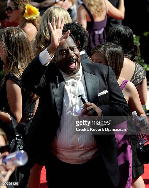 Actor Leslie David Baker arrives at the 61st Primetime Emmy Awards held at the Nokia Theatre on September 20, 2009 in Los Angeles, California.