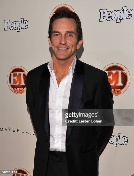 Show host Jeff Probst arrives at the 13th Annual Entertainment Tonight and People Magazine Emmys After Party at the Vibiana on September 20, 2009 in...