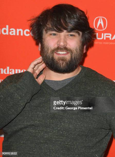 John Gemberling attends the "A Futile And Stupid Gesture" Premiere during the 2018 Sundance Film Festival at Eccles Center Theatre on January 24,...