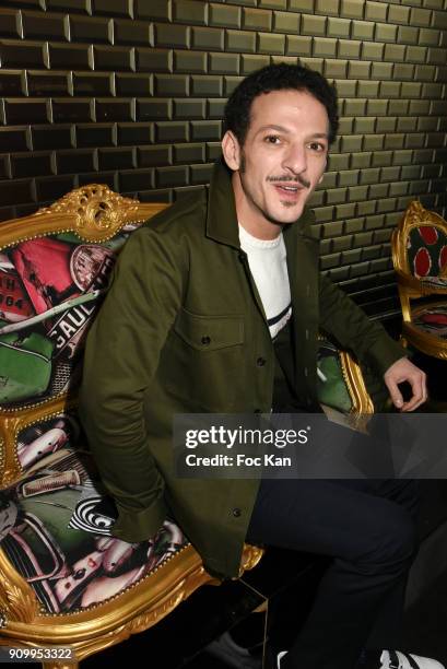 Vincent Dedienne attends the Jean-Paul Gaultier Haute Couture Spring Summer 2018 show as part of Paris Fashion Week on January 24, 2018 in Paris,...