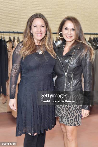 Angella Nazarian and guest attend Conde Nast & The Women March's Cocktail Party to Celebrate the One Year Anniversary of the March & the Publication...