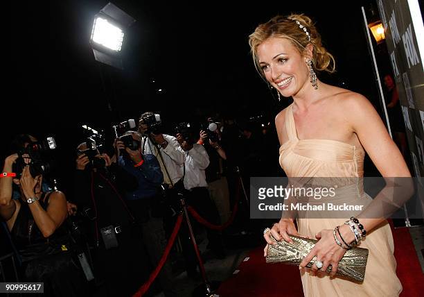Personality Cat Deeley from FOX's "So You Think You Can Dance" arrives at the FOX Broadcasting Company, Twentieth Century FOX Television and FX 2009...