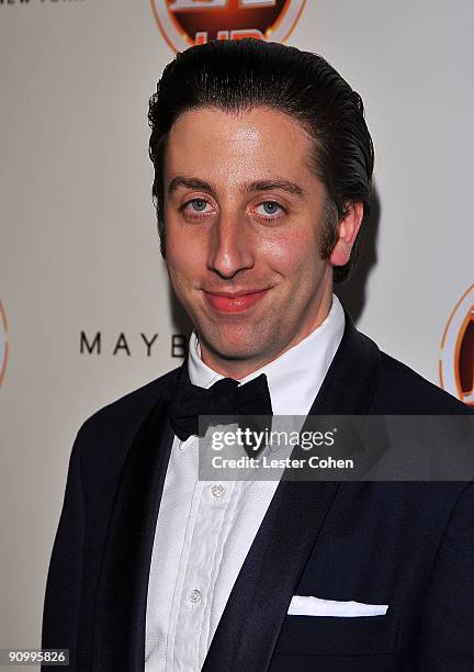 Actor Simon Helberg arrives at the 13th Annual Entertainment Tonight and People Magazine Emmys After Party at the Vibiana on September 20, 2009 in...