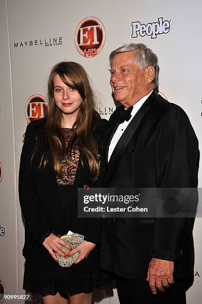 Robert B. Morrison and his daughter arrives at the 13th Annual Entertainment Tonight and People Magazine Emmys After Party at the Vibiana on...